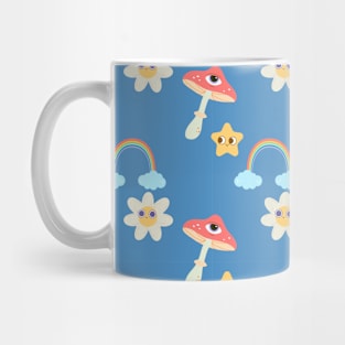 Seamless Groovy Pattern Mug